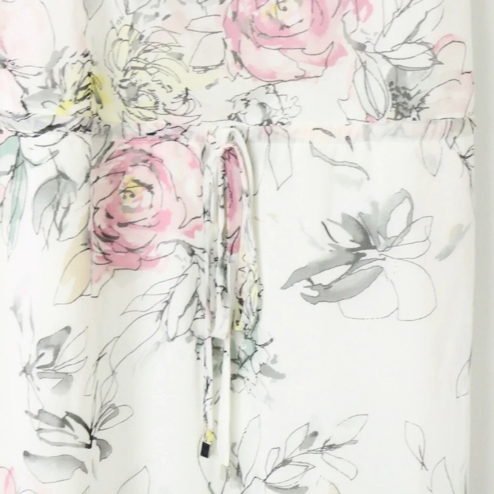 NWT💕WHBM Floral Print Blouson MIDI Dress | Sz S - Picture 7 of 13